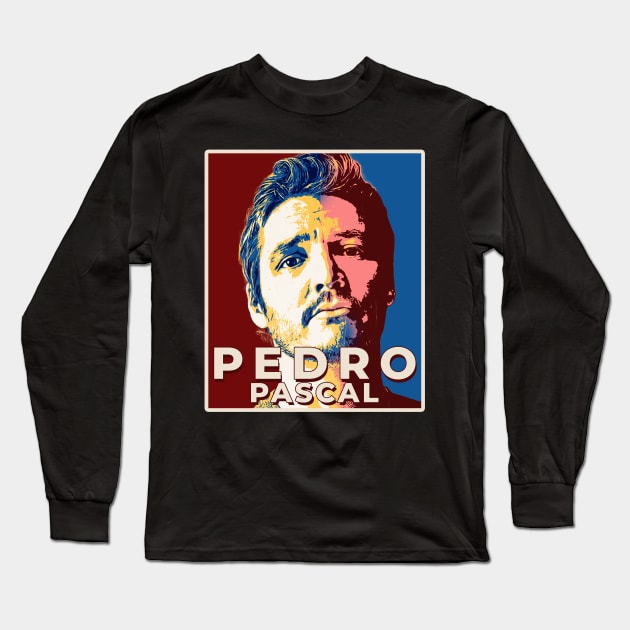 vote pedro pascal Long Sleeve T-Shirt by PRESENTA